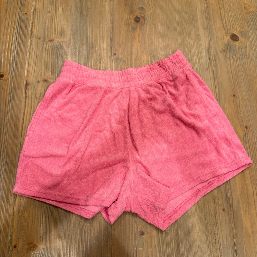 Hollister Pink Terry Athletic Shorts